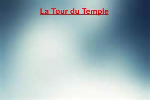 La tour du temple   paris