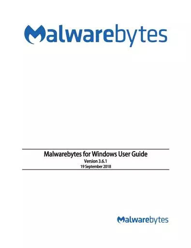 Malwarebytes user guide