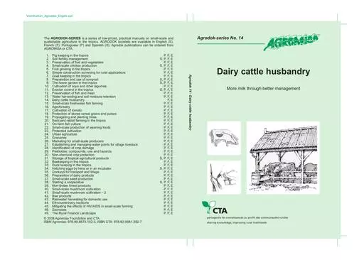 Agrodok 14   dairy cattler husbandry