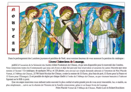 Catalogue livres cisterciens de Louange