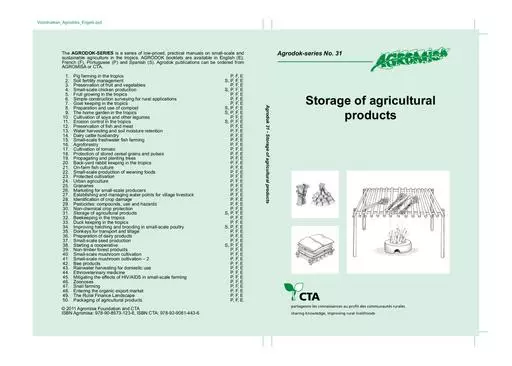 Agrodok 31  storage of agricultural products