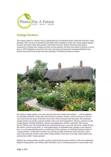 Edible cottage gardens