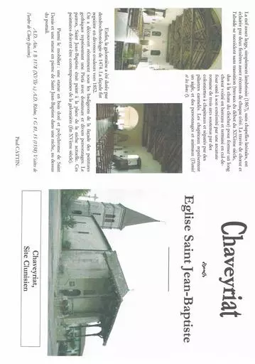 Eglise de Chaveyriat site clunisien