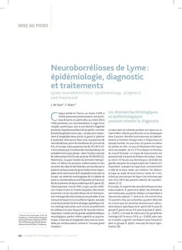 Neuroborreliose de Lyme
