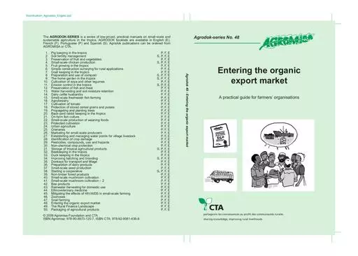 Agrodok 48   organix export market