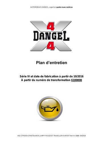 Dangel 4x4 plan entretien 2016