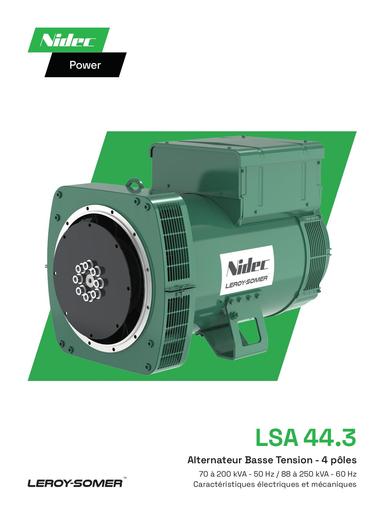 Nidec Leroy Somer   LSA 44 3 catalogue FR