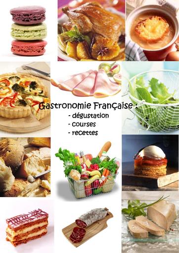 GUIDE DES COURSES gastronomie francaise