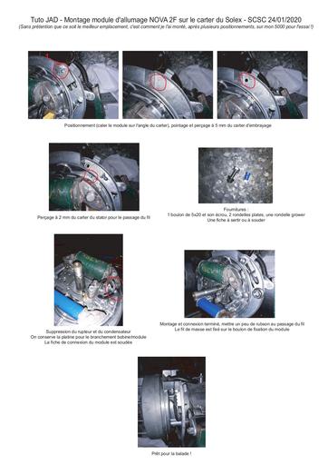Tuto solex montage module allumage