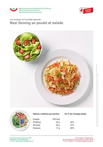 F Nasi Goreng au poulet salade 2019
