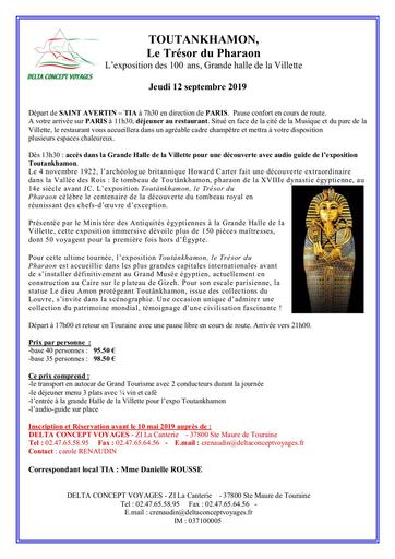 Expo Toutankhamon la villette