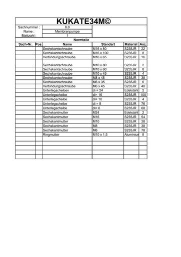 KUKATE34M Normteile HA 211205