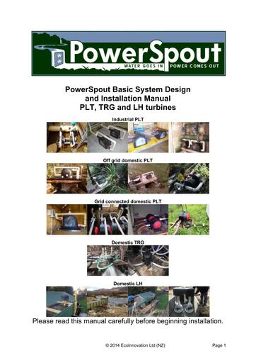 Powerspout all Install Manual May 14