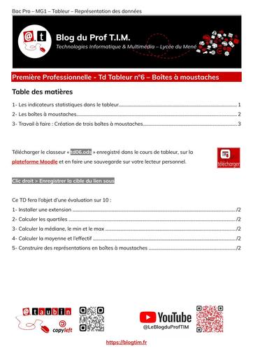 Td06 tableur boite moustaches