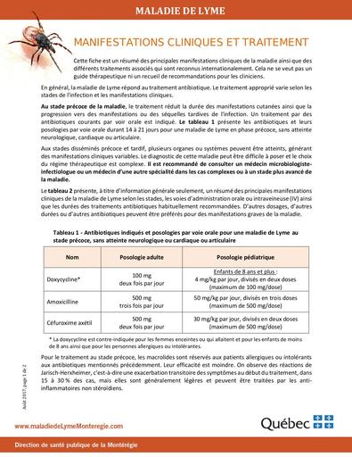 Zoo Traitement maladie Lyme