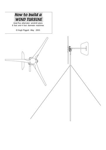 Hugh Piggott DIY Axial flow PMG wind turbine May 2003
