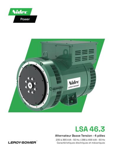 Nidec Leroy Somer   LSA 46 3 catalogue