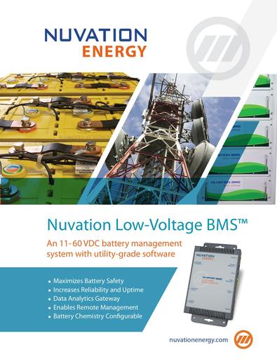 Nuvation Energy Low Voltage Battery Management System
