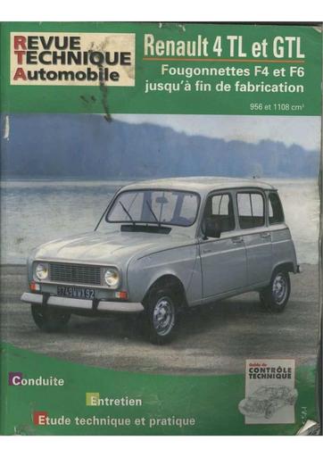 RTA 4l TL et GTL, F4 et F6, jusqu'a fin de fabrication