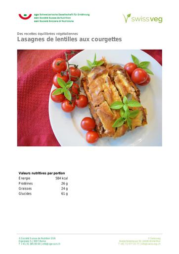 2 recette vegetalienne lasagne de lentilles