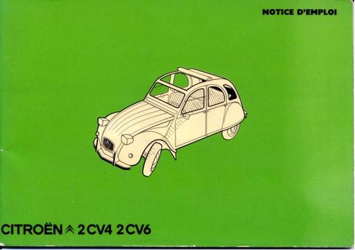 Notive CITROEN 2CV 2cv4 2CV6 1948 77