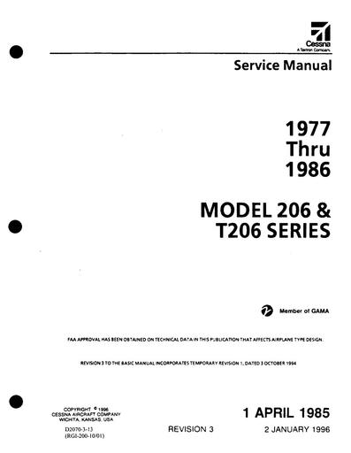 Cessna 206&T206 1977 1986 MM D2070 3 13