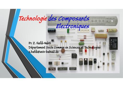 Technologie composants electroniques