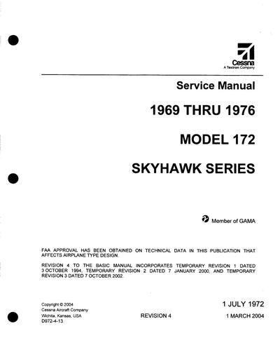 Cessna 172 and Skyhawk 1969 1976 MM D972 4 13