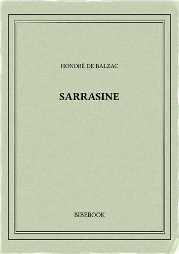 Balzac honore de   sarrasine