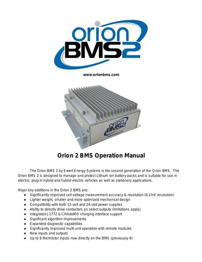 Orionbms2 operational manual