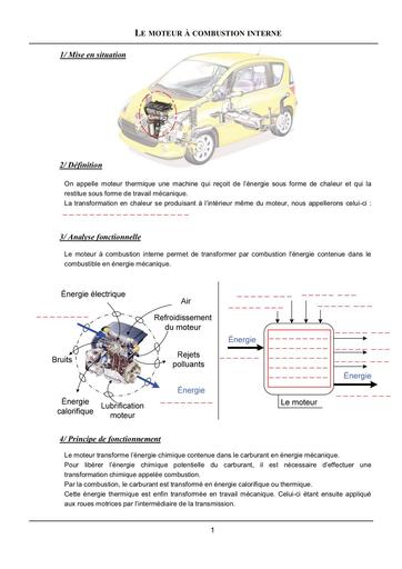 Moteur stagiaire