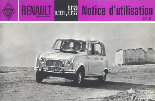 4L 1962 notice entretien n e 901