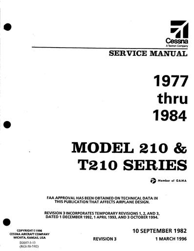 Cessna 210&T210 1977 1984 MM D2057 3 13
