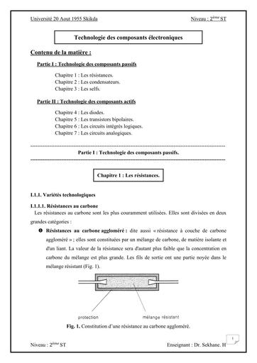 Composants electronique