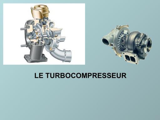 Cours sur le turbocompresseur prof