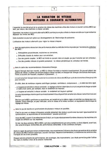 Polycop alstom variation  vitesse