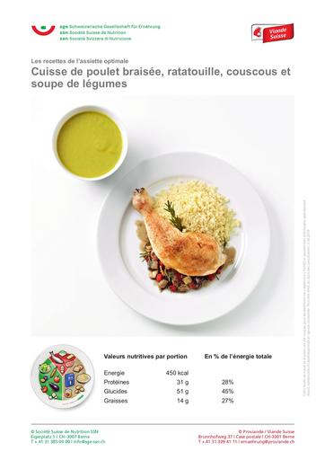 F Cuisse de poulet braisee ratatouille couscous soupe 2019