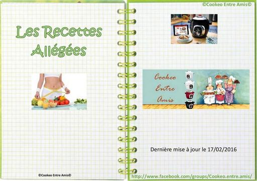 Recettes allegees cookeo