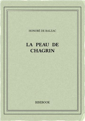 Balzac honore de   la peau de chagrin