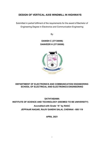 Vetical turbine hughways