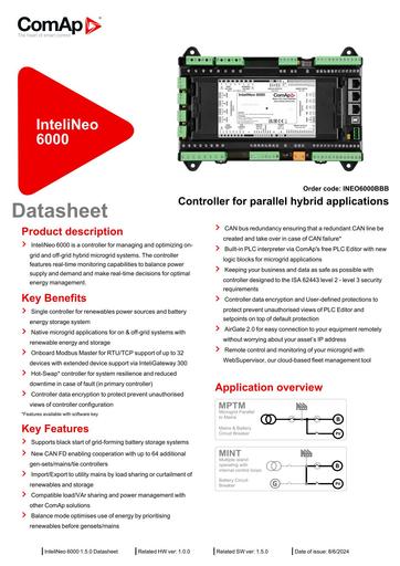 Intelineo 6000 datasheet 24 06