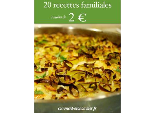 20 Recettes familiales 2 euros
