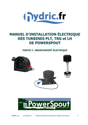 Manuel dinstallation électrique des turbines Powerspout V3 2020