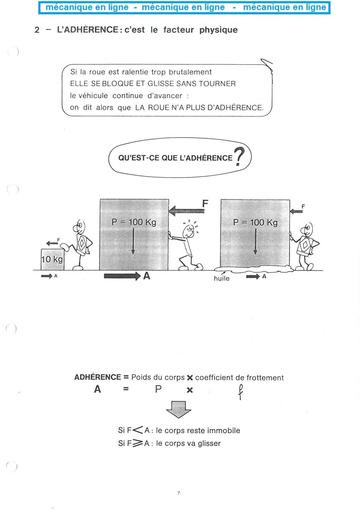 Adherence cours auto
