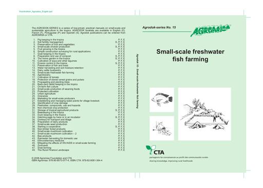 Agrodok 15   freshwater fish farming