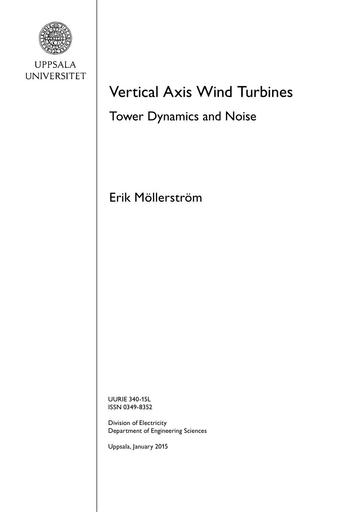Vertical axis wind turbinespdf