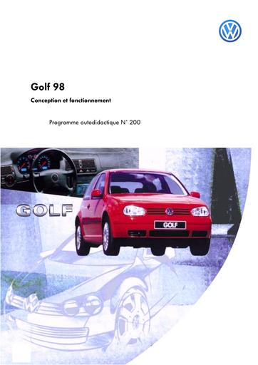 Vw SSP 200 Golf 98 Conception et fonctionnement