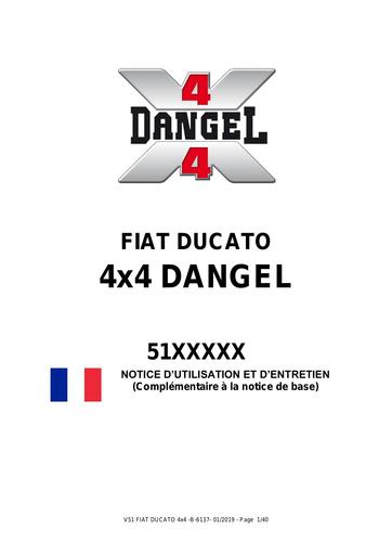 Dangel fiat ducato 4x4 utilisation et entretien