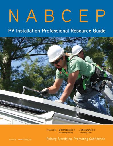 NABCEP PV Guide 7 16 13 W