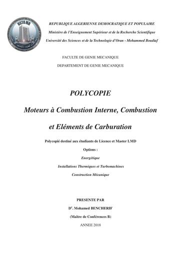 Polycopié MCICEC Mohame Bencherif (1)